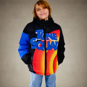 Fashion Members Only Boy's Tune Squad Puffer Jacket - FINAL SALE Black