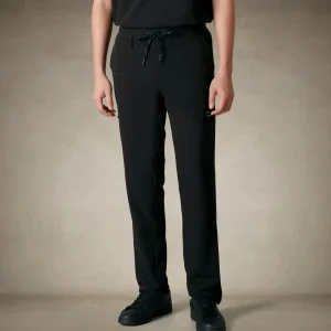 Clearance Members Only Hampton Open Bottom Scrub Pants Black