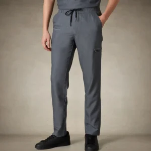 Outlet Members Only Hampton Open Bottom Scrub Pants Graphite
