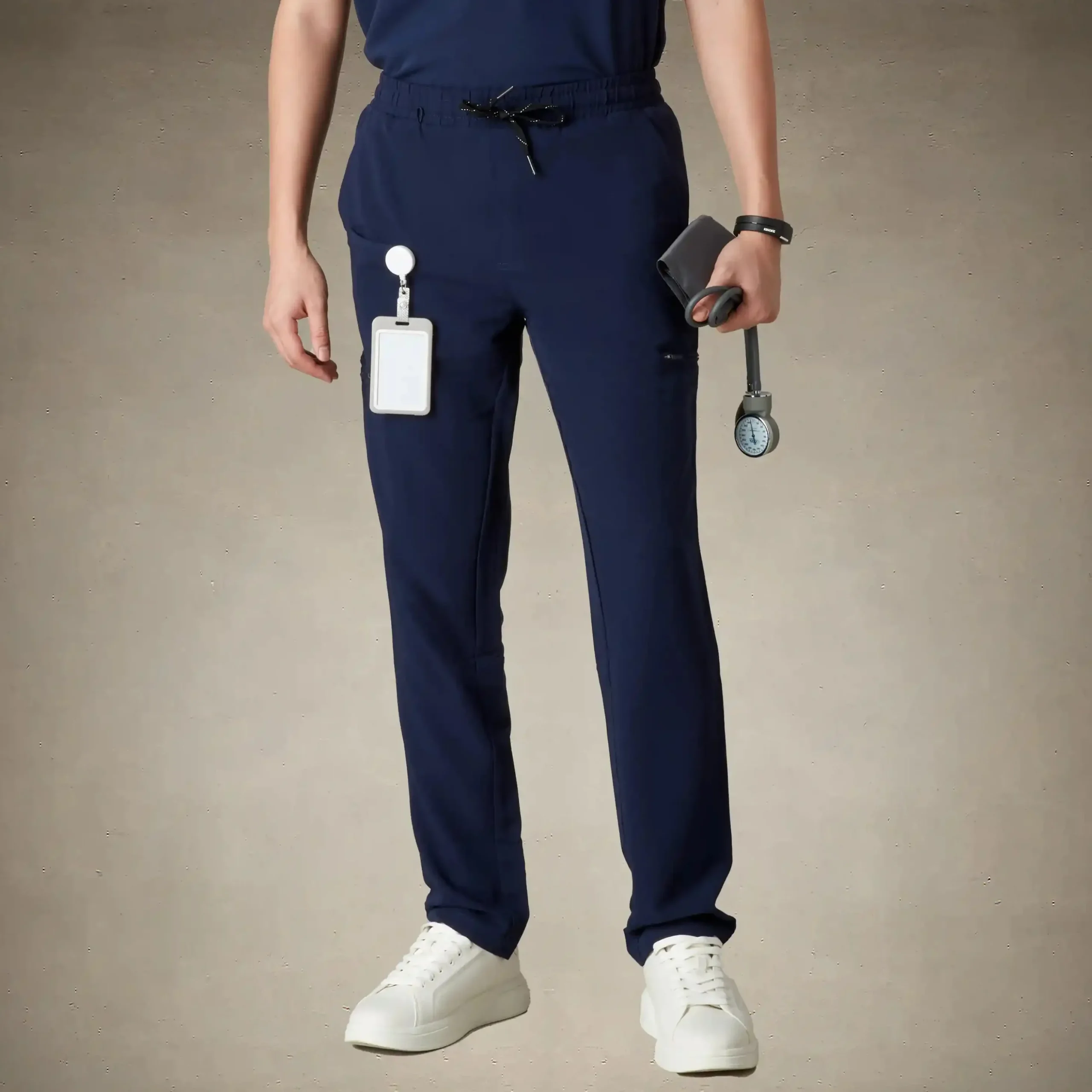 Discount Members Only Hampton Open Bottom Scrub Pants Navy