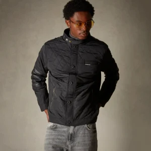Fashion Members Only Men's Belmont Quilted Jacket Black