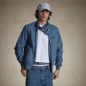 Outlet Members Only Men's Classic Iconic Racer Jacket Slate