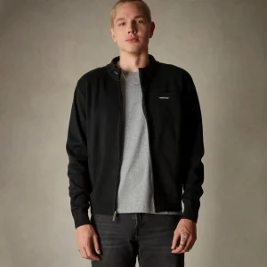 Discount Members Only Men's Iconic Racer Sweater Black