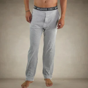 Online Members Only Men's Jersey Sleep Pant Logo Elastic - - FINAL SALE Grey
