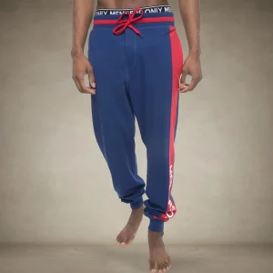 Best Members Only Men's Logo Leg Jersey Sleep Jogger - - FINAL SALE Royal