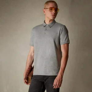 New Members Only Men's Polo Shirt Grey
