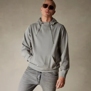 Hot Members Only Men's Taylor Double Zipper Pullover Hoodie ASH