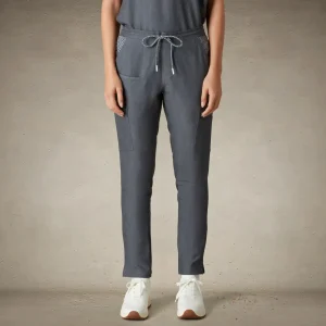 Clearance Members Only Reus Open Bottom Scrub Pants Graphite