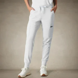 Clearance Members Only Valencia Jogger Scrub Pants White