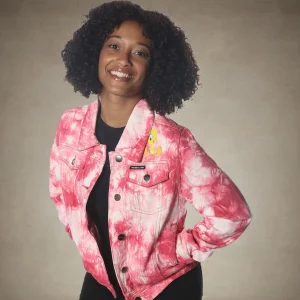 Best Members Only Women's Bull Denim Looney Tunes Trucker Jacket - FINAL SALE Pink